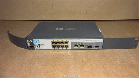 Hp J9298a Procurve 2520g 8 8 Port Gigabit Poe 2x Sfp Managed Switch Bent Ear Ebay