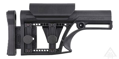 Luth AR Modular Buttstock Assembly Polymer Black