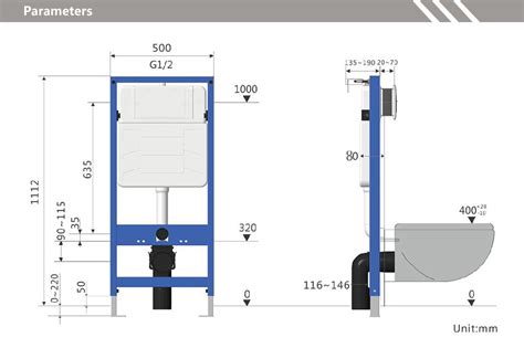 In Wall Toilet Tank Dimensions - Wall Design Ideas