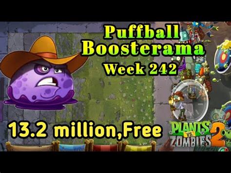 Plants Vs Zombies Arena Puffball Boosterama M Week Use Free