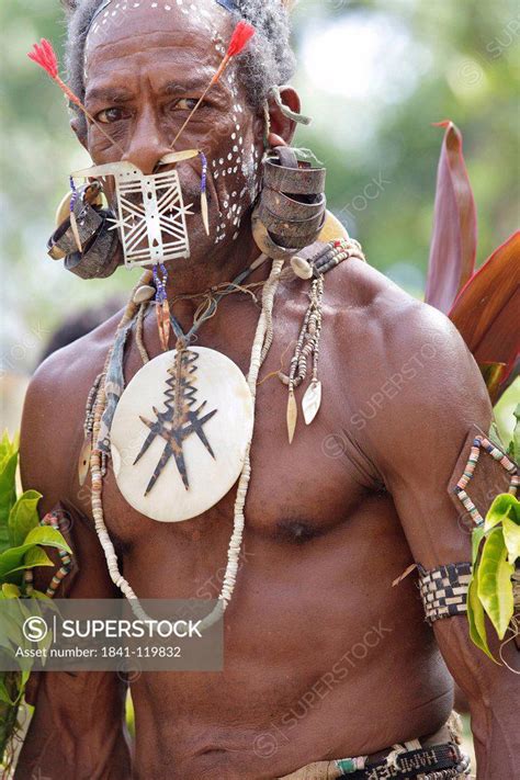 Primitive People Santa Cruz Island Solomon Islands Melanesia