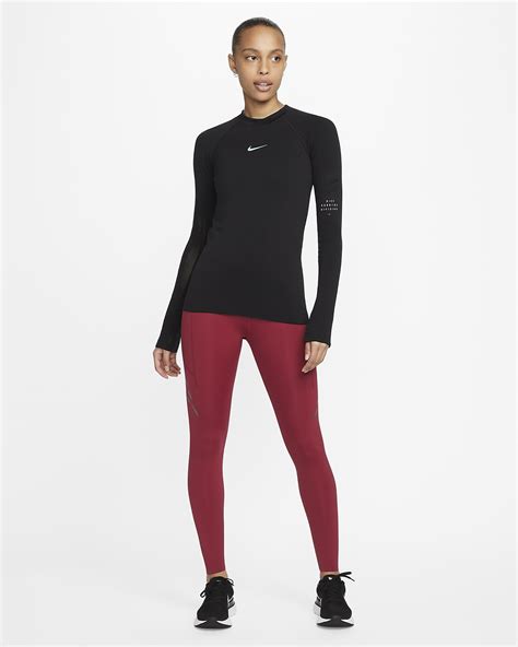 Nike Run Division Women S Mid Rise Pocket Running Leggings Nike AE