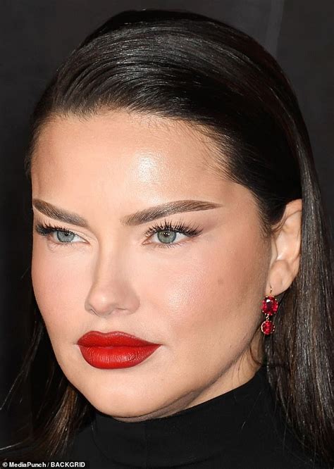 Adriana Lima Emerges With No Make Up For Stroll With Supportive