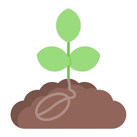 Premium Vector Seedling Flat Illustration