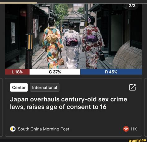 In International I Japan Overhauls Century Old Sex Crime Laws Raises Age Of Consent To South