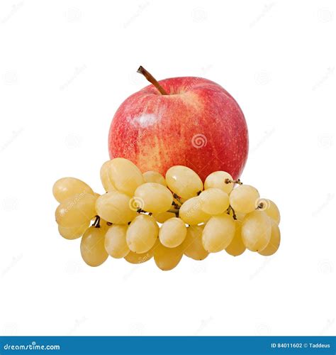 Apple And Grapes Stock Photo Image Of Berry Object 84011602