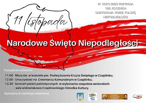 Obchody Narodowego Święta Niepodległości w Czaplinku Urząd Miejski w