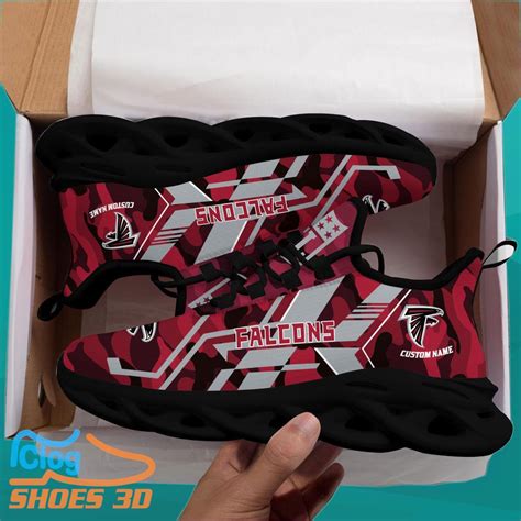 Custom Name Atlanta Falcons Nfl Max Soul Shoes Best Gift Clogshoes D