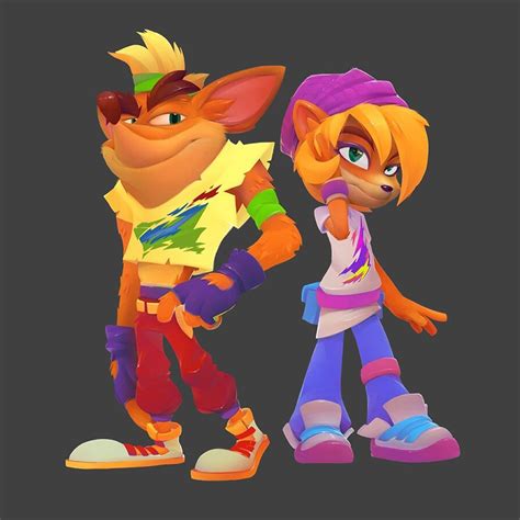 Crash And Coco Skins Art Crash Bandicoot 4 It S About Time Art