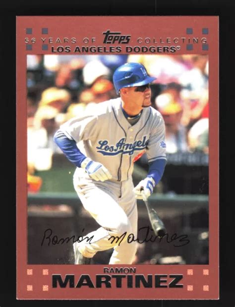 RAMON E MARTINEZ Los Angeles Dodgers 2007 Topps Copper 553 Ser 56