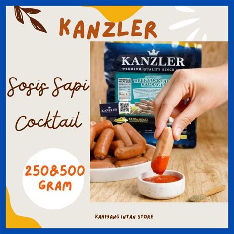 Jual Kanzler Sosis Sapi Beef Cocktail Sausage Gram Gram