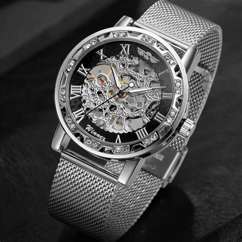Механические Часы Winner Skeleton, Мужские Механические Часы ...