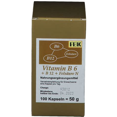 Vitamin B6 + B12 + Folsäure N 100 St - shop-apotheke.com