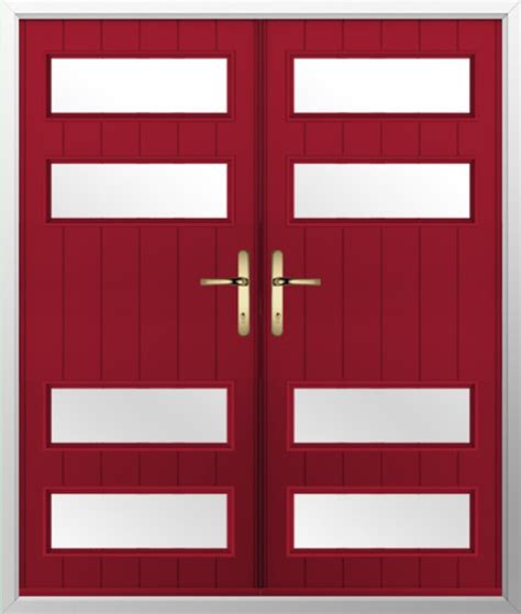 Solidor Sorrento Timber Composite Door In Ruby Red