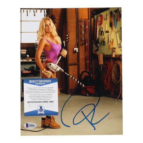 Pamela Anderson Signed 8x10 Photo Beckett Pristine Auction