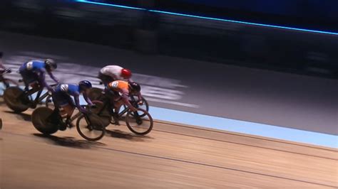 UCI Track Champions League Steffie Van Der Peet Setzt Scih Im Keirin