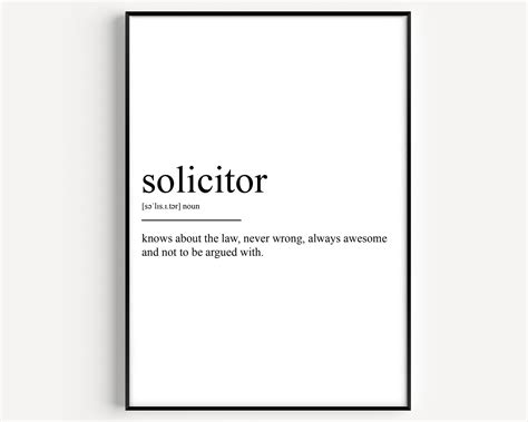 Solicitor Definition Print Magic Posters