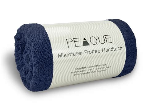 PEAQUE MIKROFASER FROTTEE HANDTUCH Badetuch Strandtuch Saunatuch