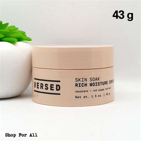 Jual Versed Skin Soak Rich Moisture Cream 43g 43 Gr Moisturizer Di