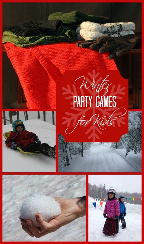 Fun Winter Party Games For Kids- My Kids Guide