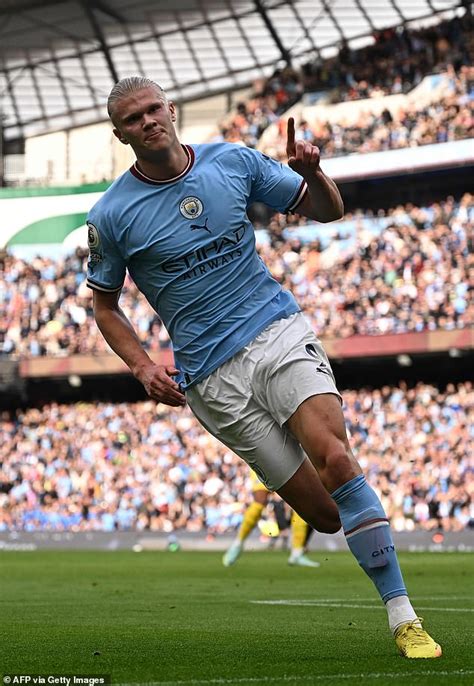 Manchester City S M Striker Erling Haaland Goes For Lunch In