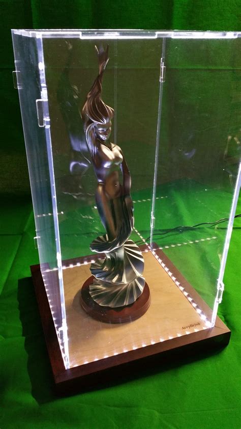 X X Display Case For Hot Toy Figures Scale Statue Doll Led Light Storage Cabinet