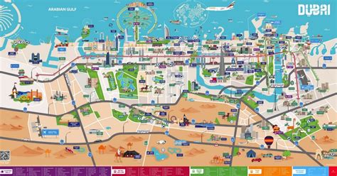 Dubai Tourist Map - Ontheworldmap.com