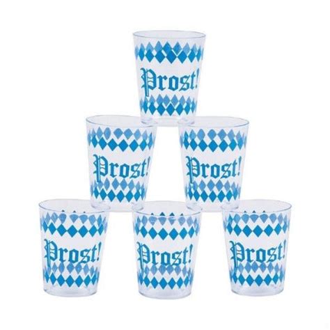 Oktoberfest Plastic Shot Glasses