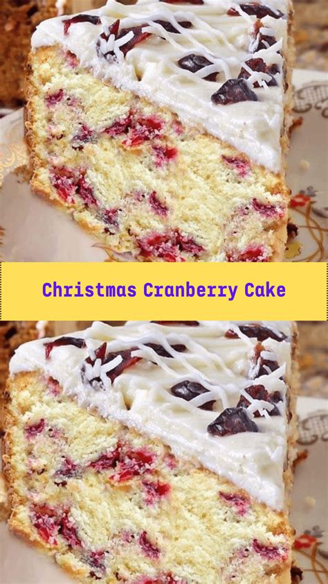 Christmas Cranberry Cake Middleeastsector