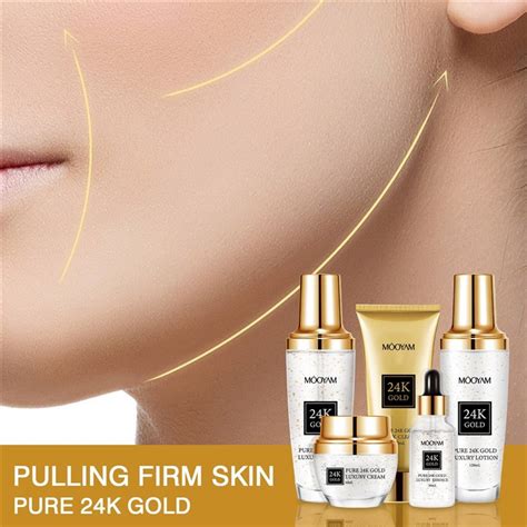 China Custom K Gold Mooyam Skin Care Set Suppliers Manufacturers