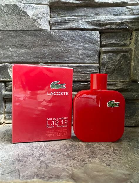 SAVE Php3 750 Original LACOSTE Rouge Energetic Eau De Toilette