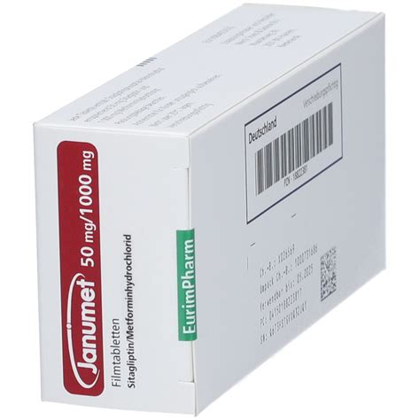 Janumet 50 Mg1000 Mg Filmtabletten 56 St Mit Dem E Rezept Kaufen