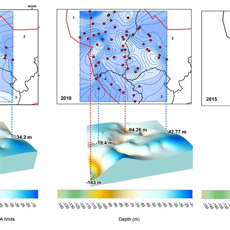 Digital Elevation Map Interpolated By The Kriging Method Of Static