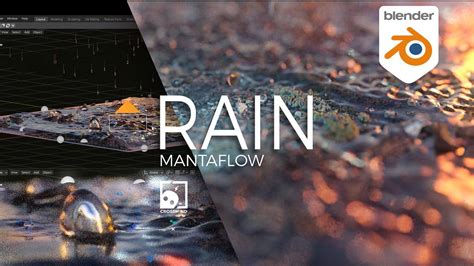 D Rain Simulation Blender Mantaflow Tutorial Project Files