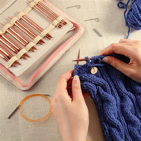 13pairs 3mm 10mm Sweater Needle Set Aluminum Crochet Ring Needle Set