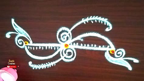 Easy And Amazing Rangoli Design Kolam Muggu Revathi Creations YouTube