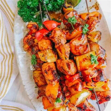 Pineapple And Chicken Kabobs Your Healthy Beginning