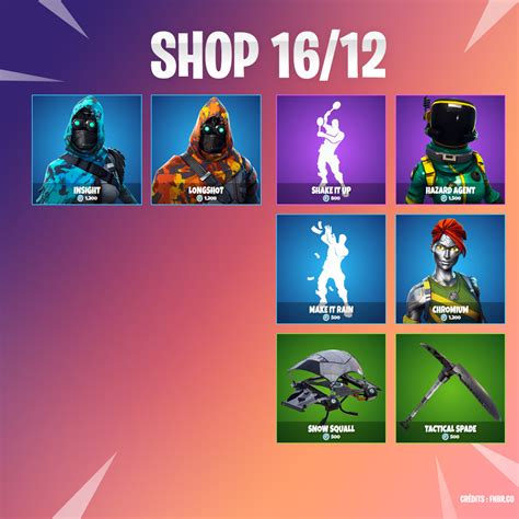 Boutique Fortnite 16 décembre Breakflip