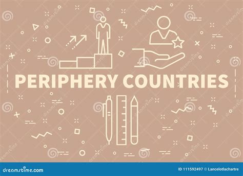 Conceptual Business Illustration With The Words Periphery Countries