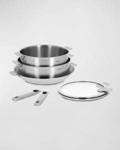 CRISTEL Casteline 12-Piece Stainless Steel Cookware Set | Neiman Marcus