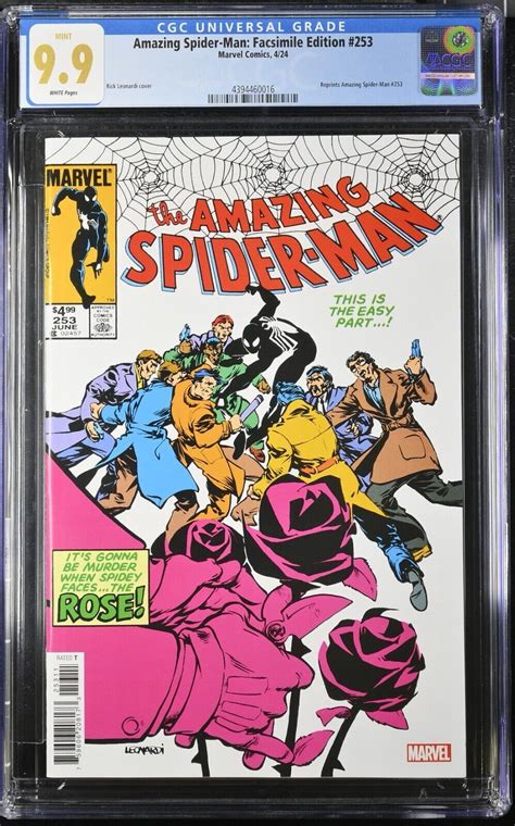 CGC 9 9 Amazing Spider Man 253 Facsimile Edition Of 1984 Original 2024