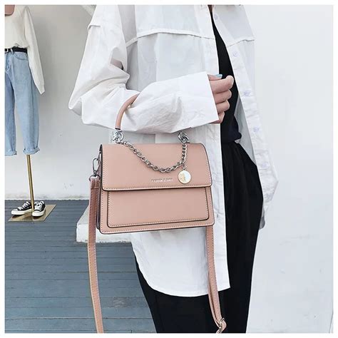 Oem Squared Fashion Cross Body Bags Women Luxury Handbags Ladies Shoulder Leather Messenger Bag