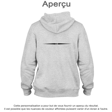 Sweat personnalisé au prénom et numéro sweat à capuche personnalisé