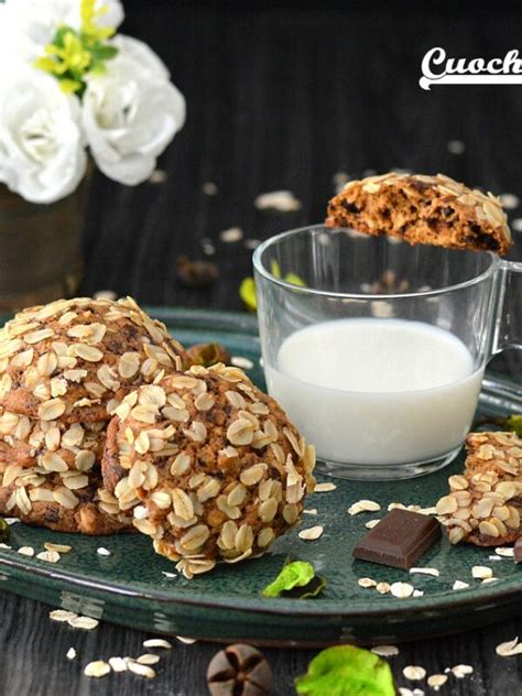 Biscotti Fiocchi D Avena E Cioccolato Facili E Super Buoni