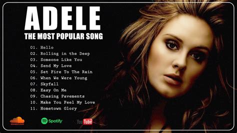 ADELE Best Songs || ADELE Legendary Songs || No Lyrics - YouTube