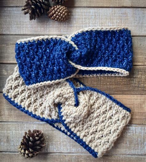 Easy Twist Crochet Head Wrap Ear Warmer Free Crochet Pattern