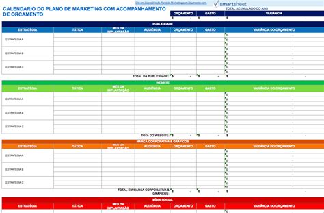 9 Modelos de Calendário de Marketing para Excel Gratuitos 2022