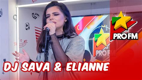 DJ Sava Elianne Ador ProFM LIVE Session YouTube