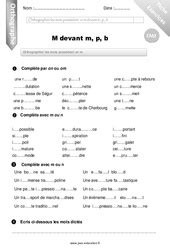Exercice M Devant M B P 5eme Primaire