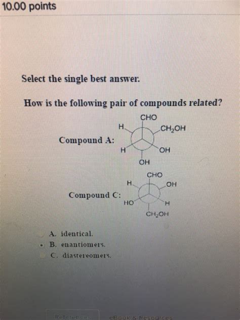 Solved How Is The Following Pair Of Compounds Related Chegg